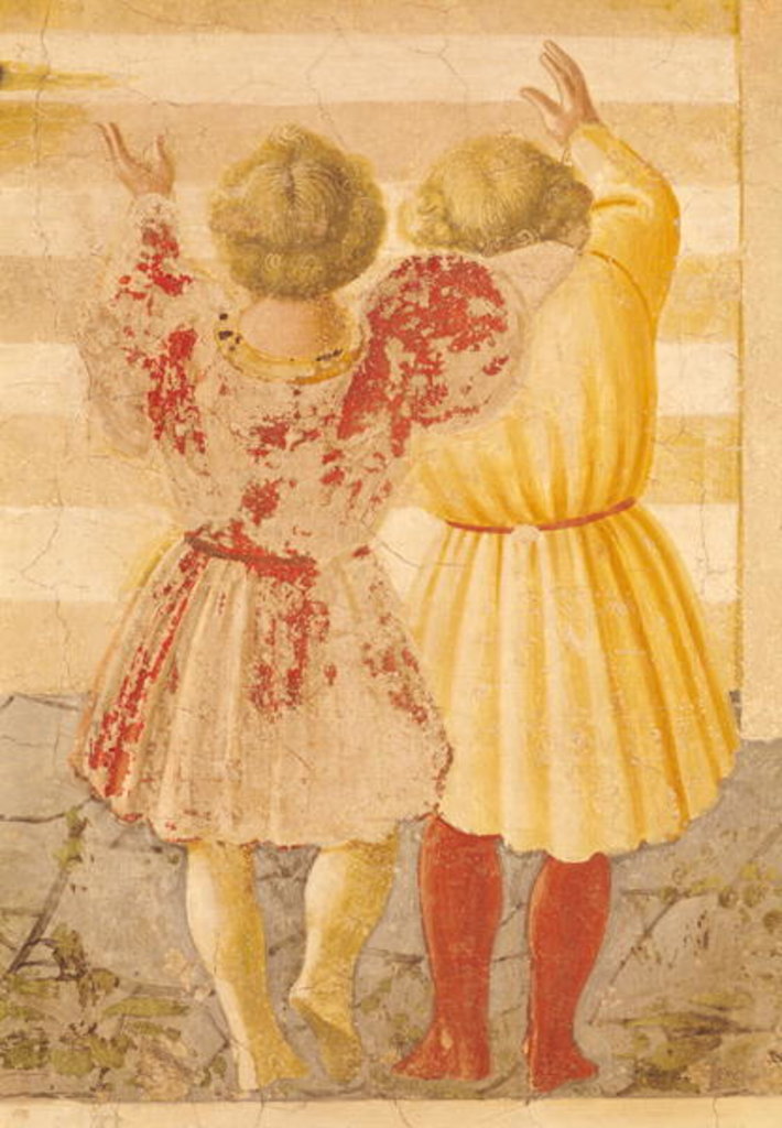 Detail of The Presentation of Mary in the Temple, 1433-34 by Paolo Uccello