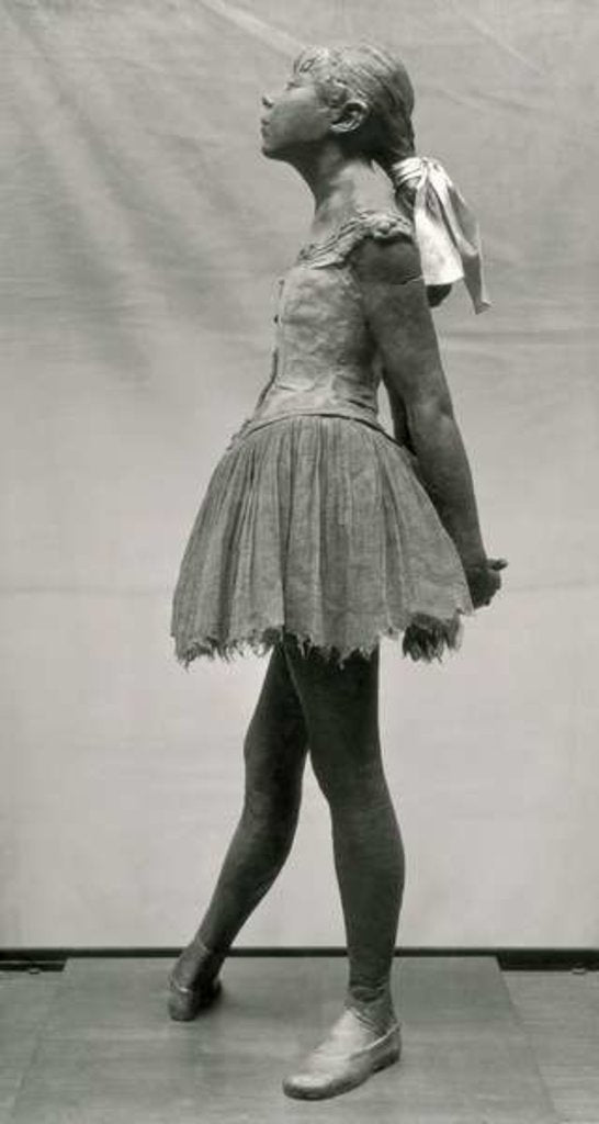 Detail of Little Dancer, Aged 14 by Edgar Degas