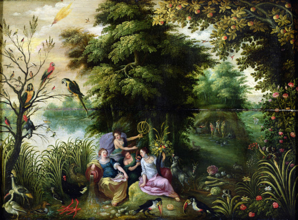 Detail of The Four Elements by Hendrik van the Elder Balen