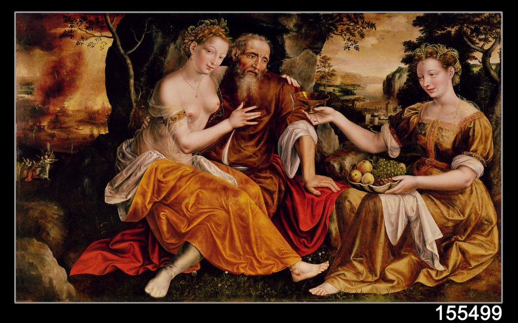Lot and his Daughters, c.1565 by Jan (attr. to) Massys or Metsys