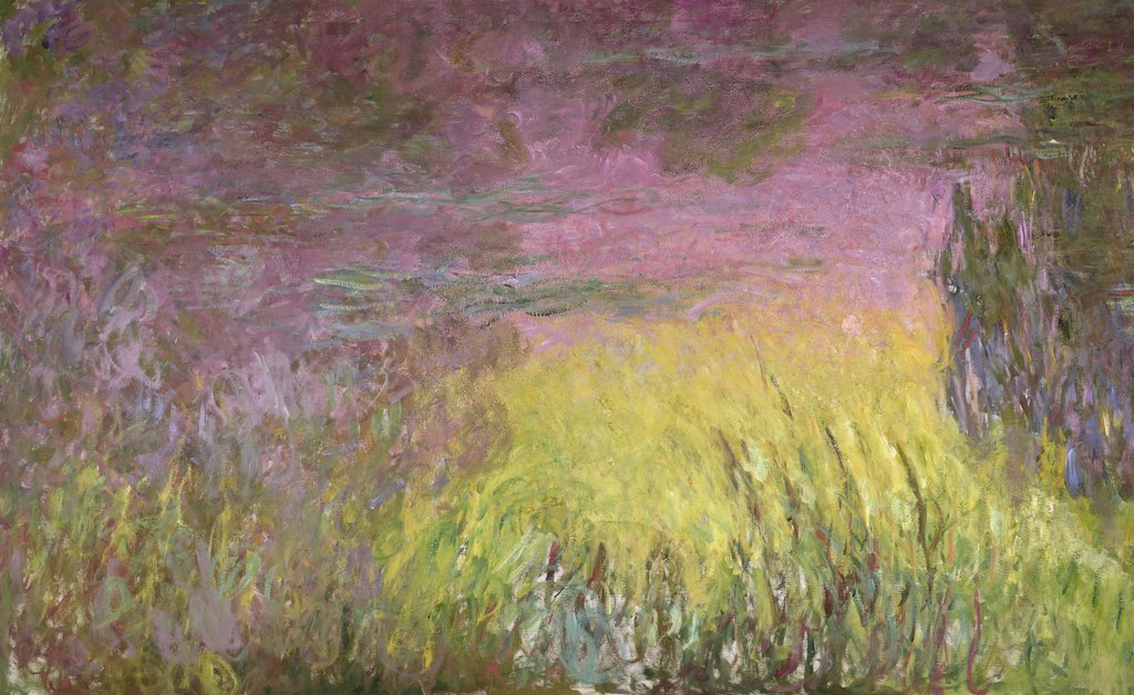 Detail of Waterlilies at Sunset, 1915-26 by Claude Monet