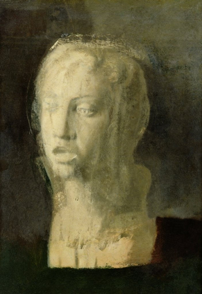 Detail of Study of the Head of a Young Singer, after Della Robbia by Edgar Degas