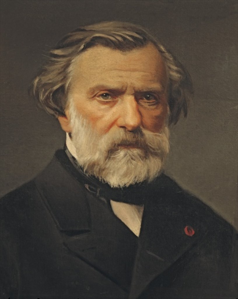 Detail of Ambroise Thomas previously thought to be Giuseppe Verdi by Italian School
