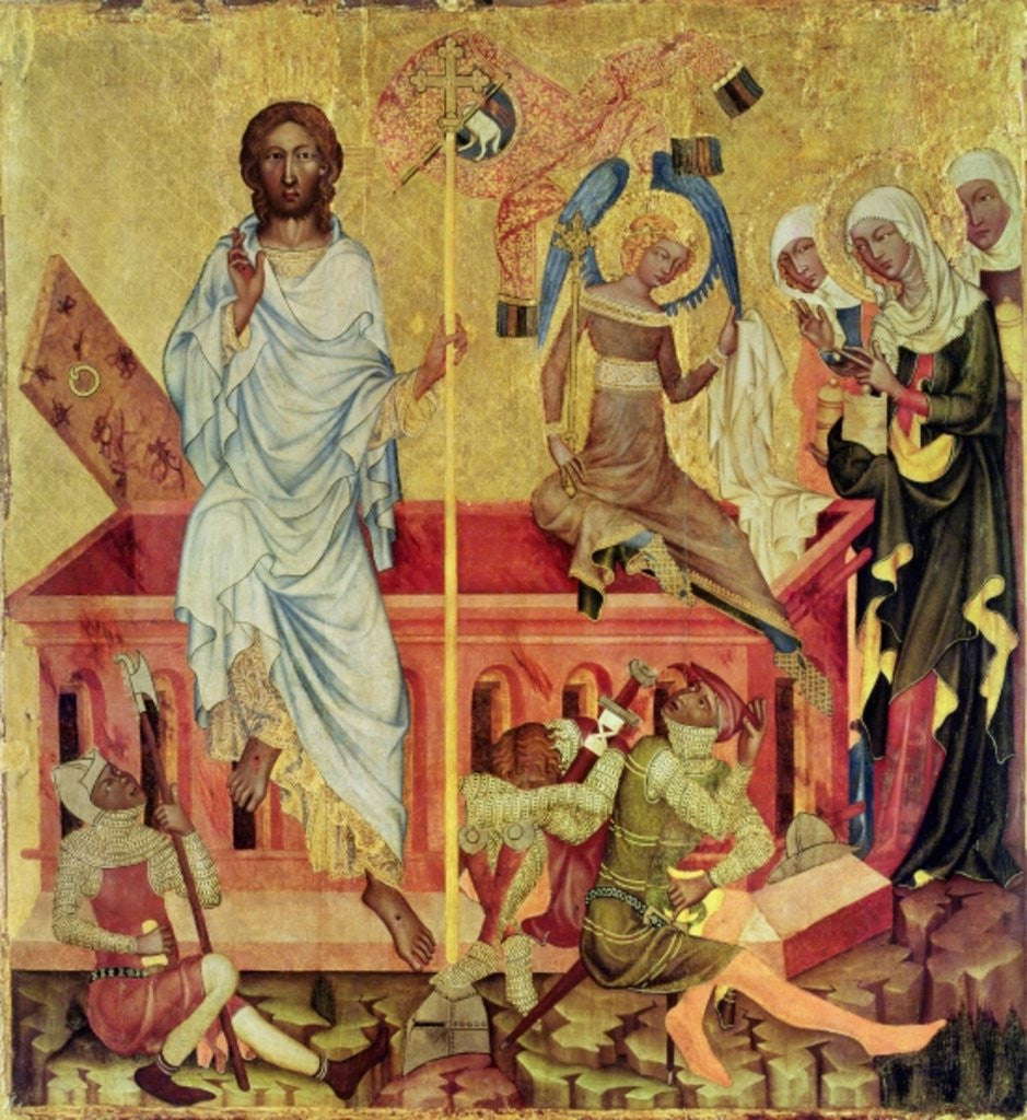 Detail of Resurrection of Christ by Master of the Cycle of Vyssi Brod
