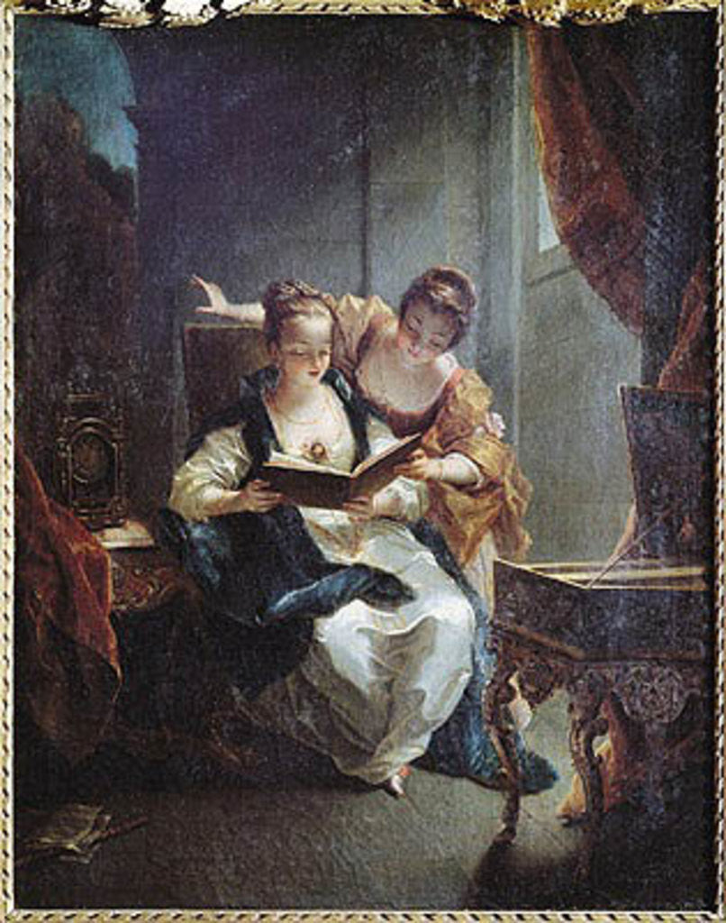 Detail of Readers by Jean Raoux