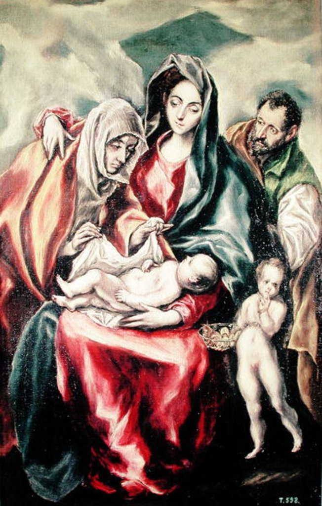 Detail of The Holy Family by El Greco