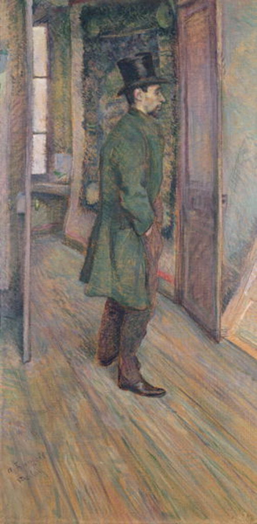 Detail of Francois Gauzy by Henri de Toulouse-Lautrec