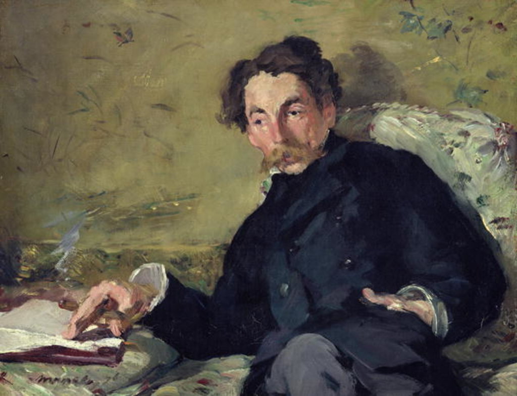 Detail of Stephane Mallarme 1876 by Edouard Manet