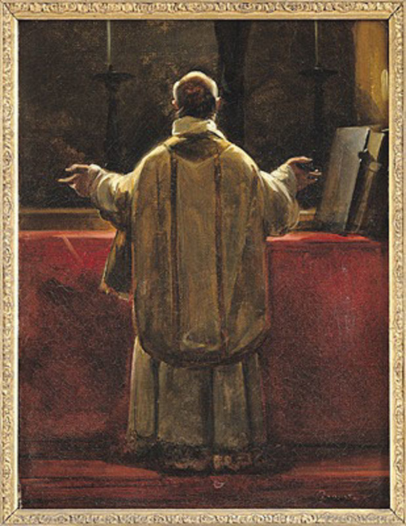 Priest at the Altar by Francois-Marius Granet