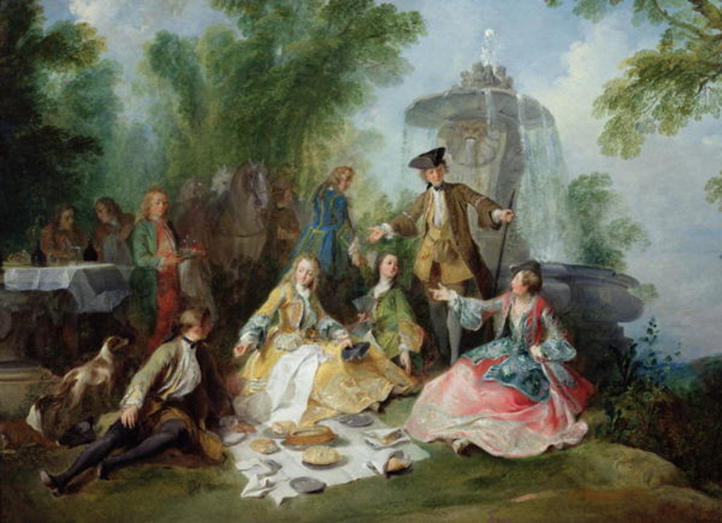 The Hunting Party Meal by Nicolas Lancret
