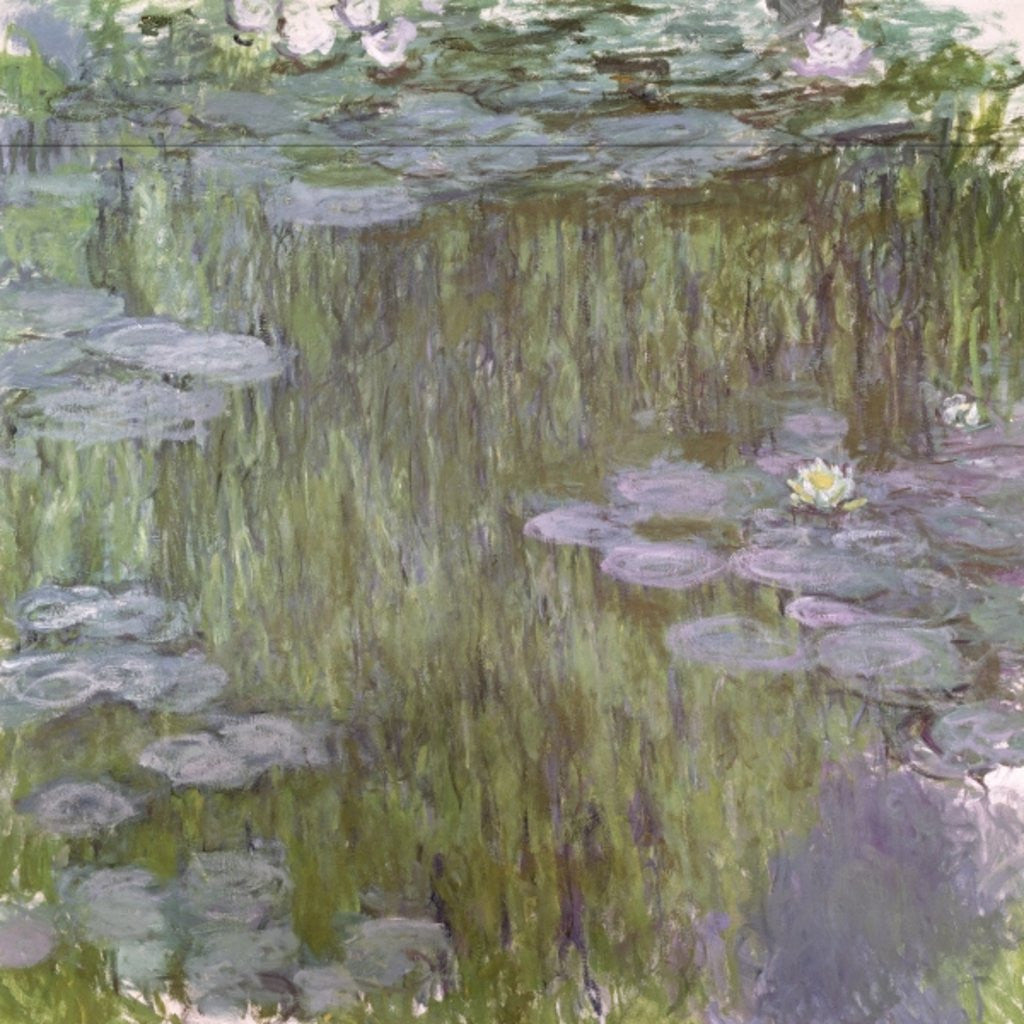 Detail of Nympheas at Giverny by Claude Monet