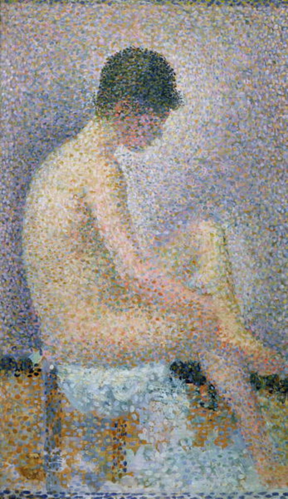 Detail of Model in Profile, 1886 by Georges Pierre Seurat