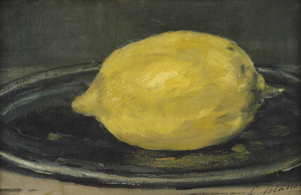 Detail of The Lemon by Edouard Manet