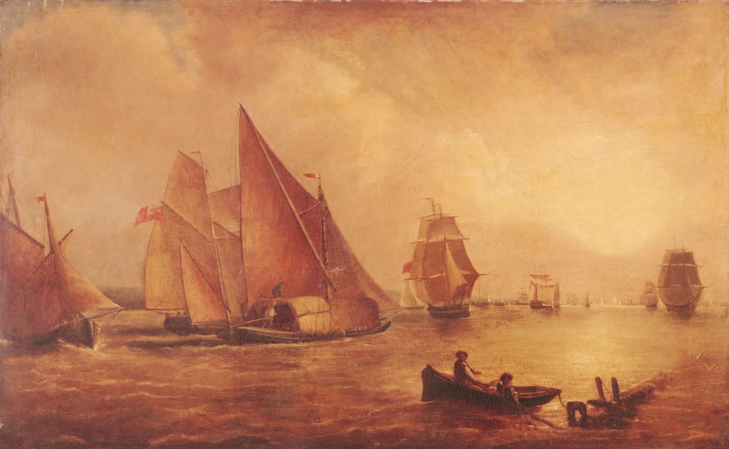Detail of Estuary of the Thames and the Medway by Joseph Mallord William (after) Turner