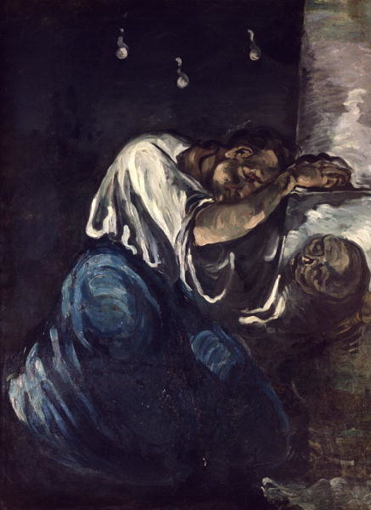Detail of La Madeleine, or La Douleur by Paul Cezanne