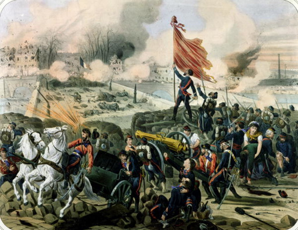 Detail of Attack at Pont de Neuilly and Courbevoie, 2nd April 1871 by French School