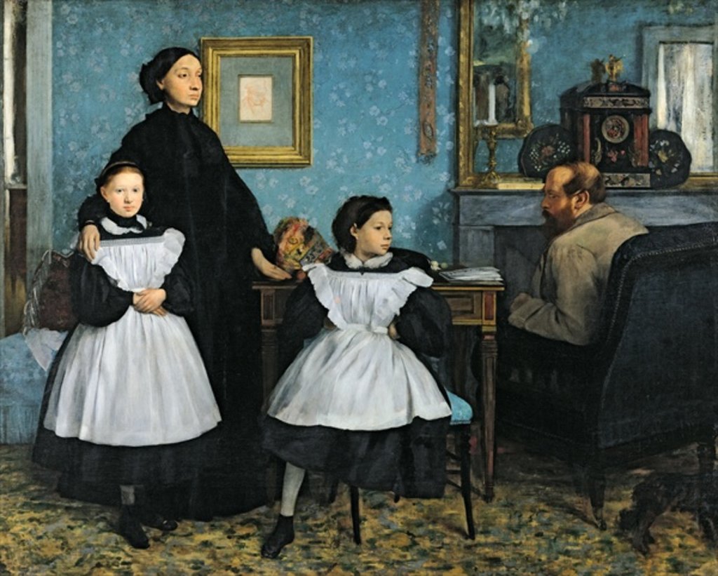 Detail of The Bellelli Family, 1858-67 by Edgar Degas