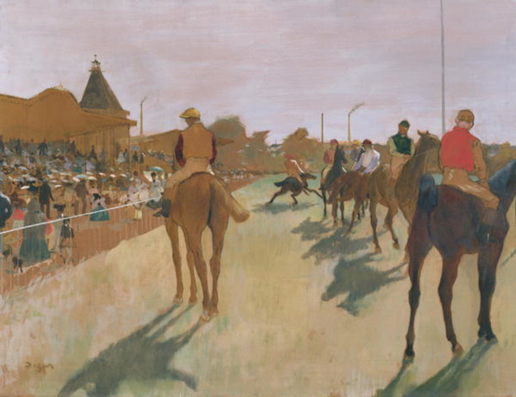 Detail of The Parade, c.1866-68 by Edgar Degas