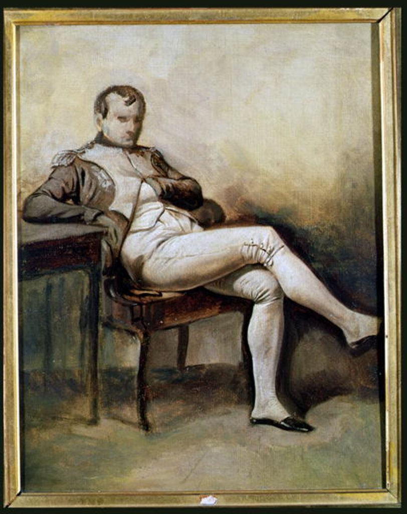 Detail of Napoleon I Seated in an Armchair by French School