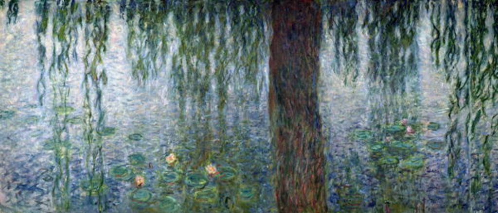 Detail of Waterlilies: Morning with Weeping Willows, 1915-26 by Claude Monet
