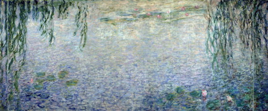 Detail of Waterlilies: Morning with Weeping Willows, 1915-26 by Claude Monet