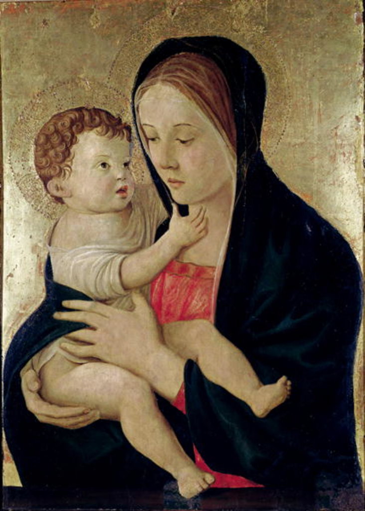 Detail of Madonna and Child, c.1475 by Giovanni Bellini