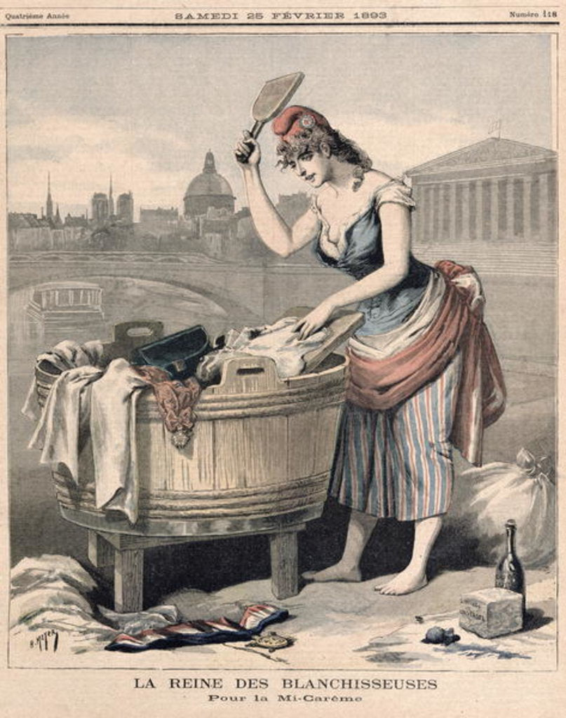 Marianne, the Queen of the Washerwomen by French School