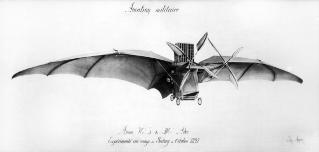 Detail of Avion III, 'The Bat' by French School