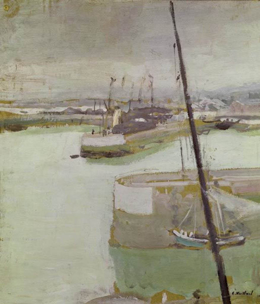 Detail of The Port of Honfleur, 1919 by Edouard Vuillard