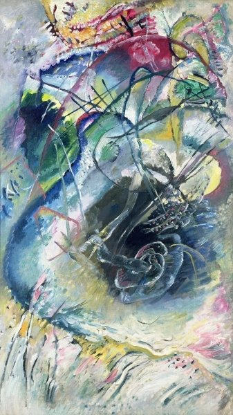 Detail of Untitled Improvisation, 1914 by Wassily Kandinsky