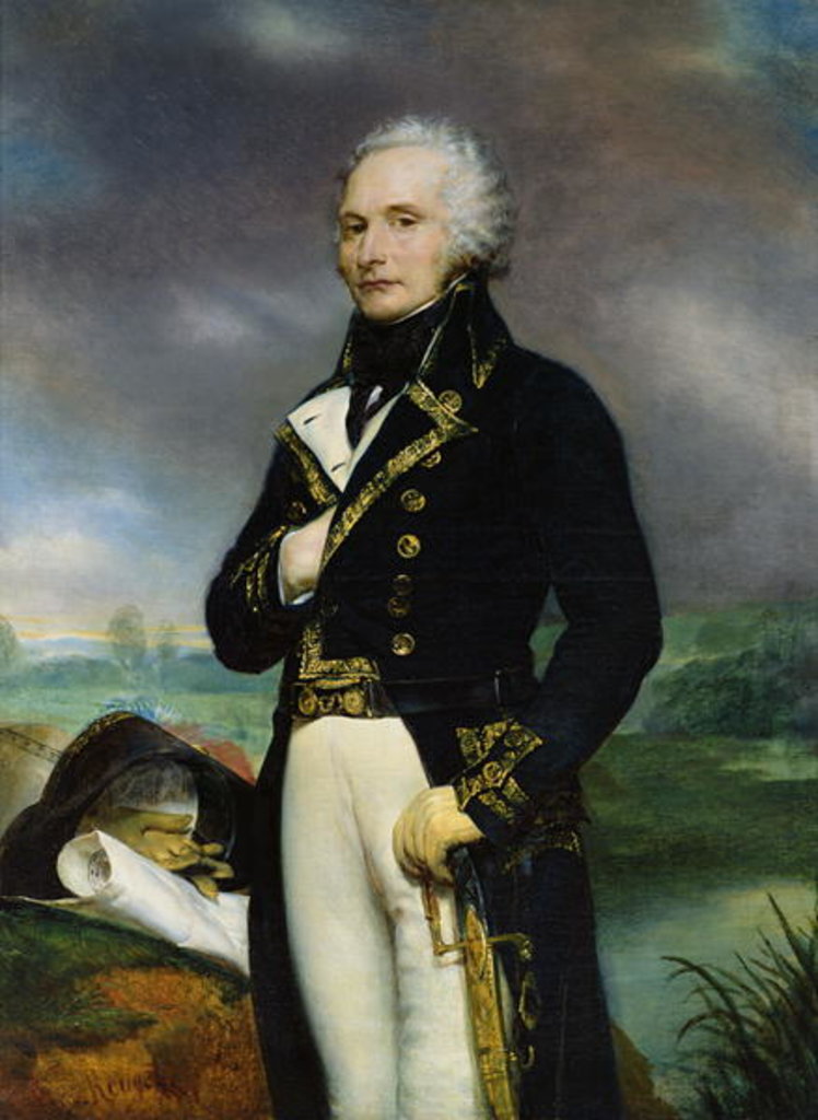 Portrait of Viscount Alexandre-Francois-Marie de Beauharnais after a by Georges Rouget