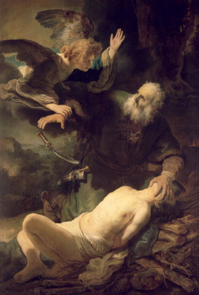 Detail of The Sacrifice of Abraham, 1635 by Rembrandt Harmensz. van Rijn