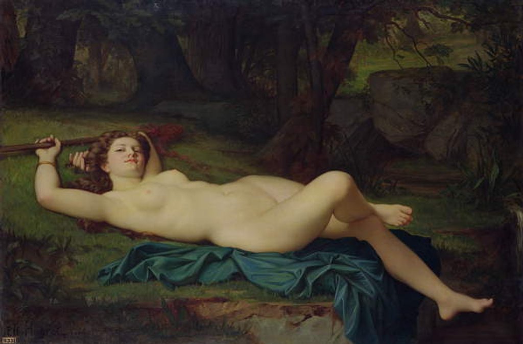 Bacchante, 1864 by Pierre Honore Hugrel