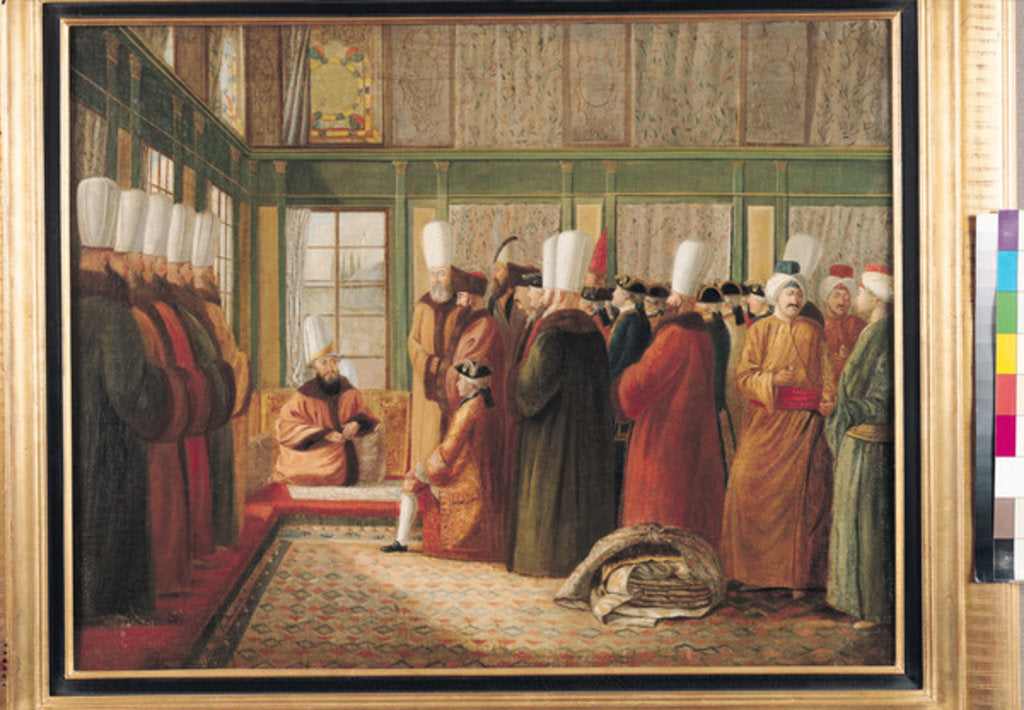 Detail of Reception of the French Ambassador by the Grand Vizier in Constantinople by Francis Smith
