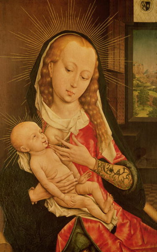 Detail of Virgin and Child by Rogier van der Weyden