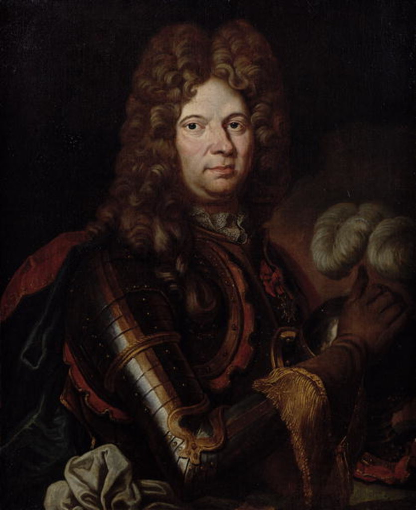 Detail of Portrait of Jean Bart by French School