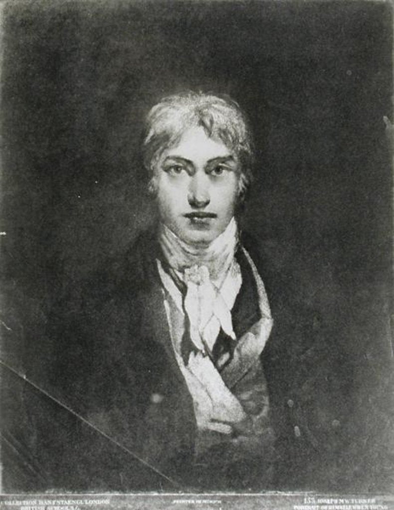 Detail of Self portrait, 1798 by Joseph Mallord William Turner