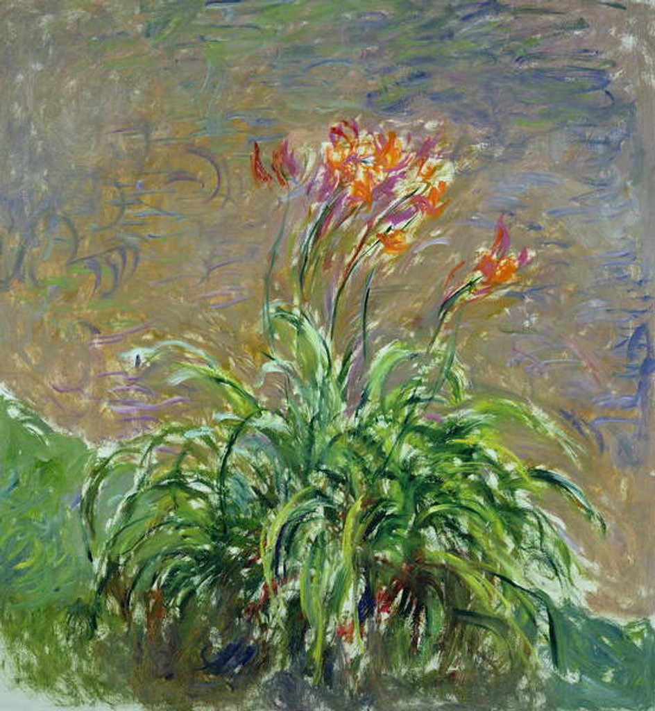 Detail of Hemerocallis, 1914-17 by Claude Monet