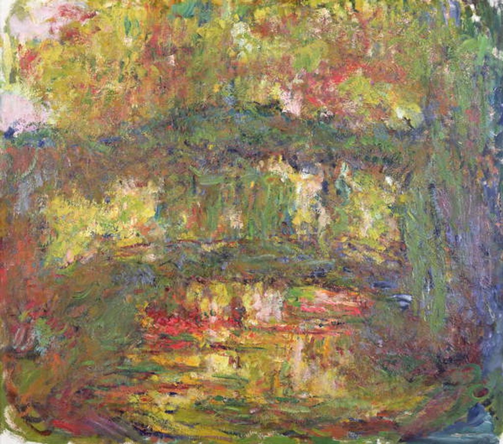 Detail of The Japanese Bridge at Giverny, 1918-24 by Claude Monet