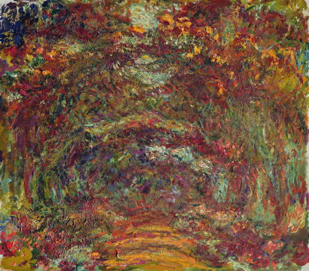 Detail of The Rose Path, Giverny, 1920-22 by Claude Monet