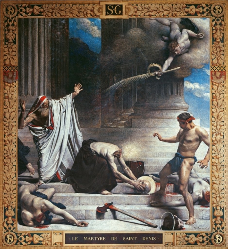 Detail of The Martyrdom of St. Denis by Leon Joseph Florentin Bonnat