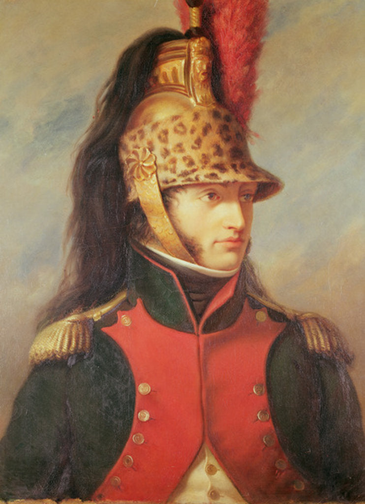 Detail of Portrait of Louis Bonaparte by Charles Francois Jalabert