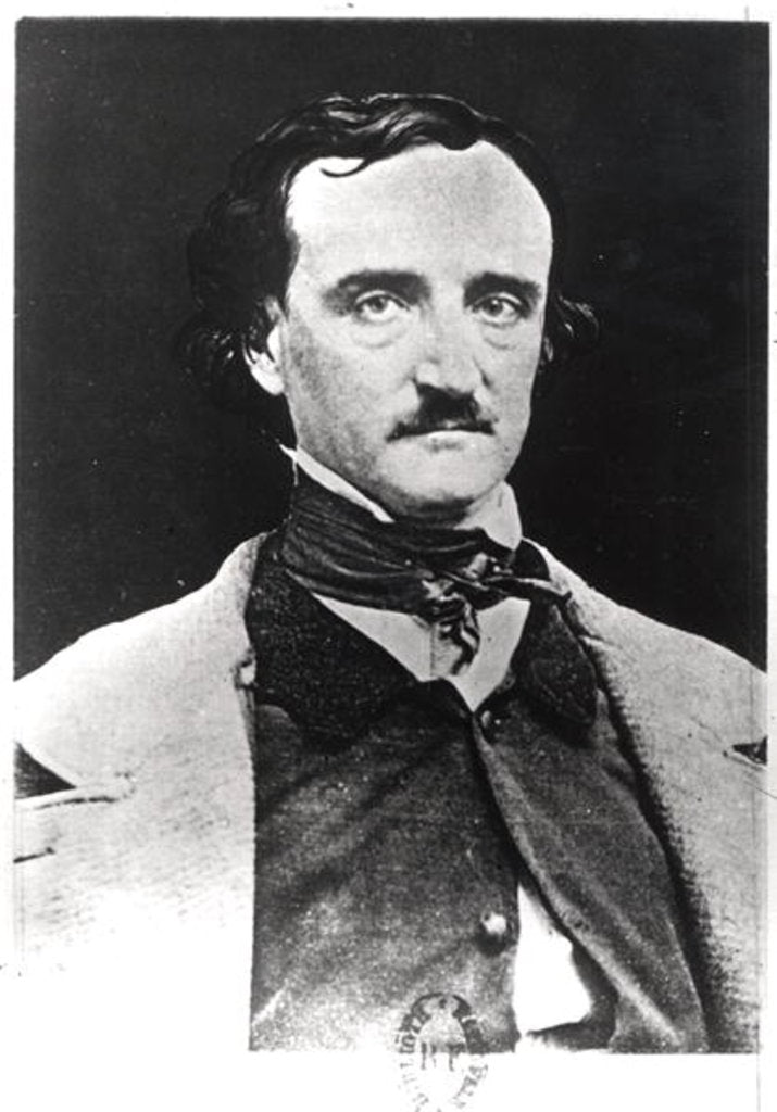 Detail of Portrait of Edgar Allan Poe by Sarah Ellen Whitman