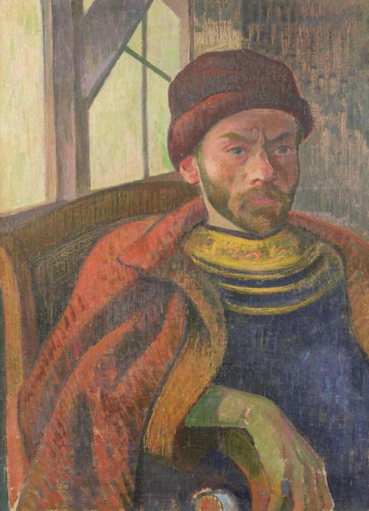Detail of Self Portrait in Breton Costume by Meyer Isaac de Haan