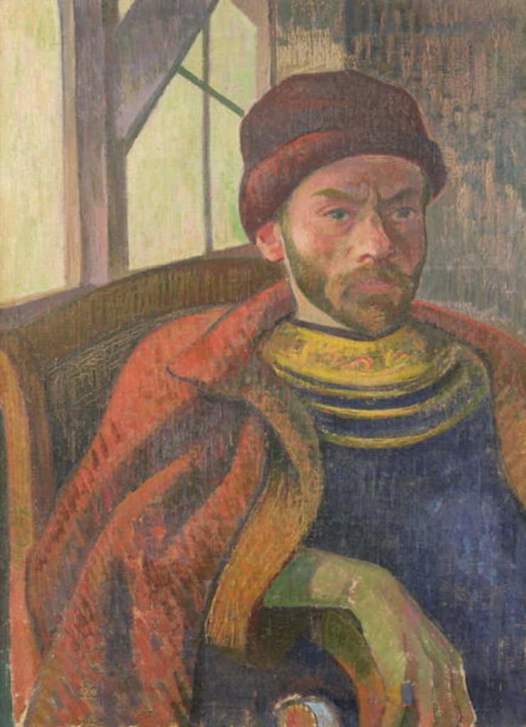 Detail of Self Portrait in Breton Costume by Meyer Isaac de Haan