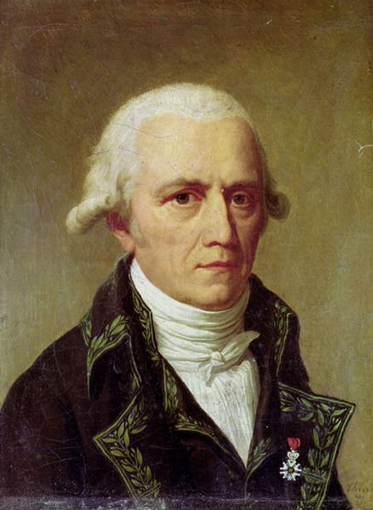 Detail of Portrait of Jean-Baptiste de Monet Chevalier de Lamarck, 1802-03 by Charles Thevenin