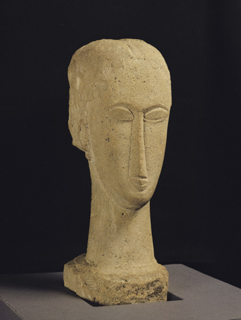 Detail of Head, c.1911-12 by Amedeo Modigliani
