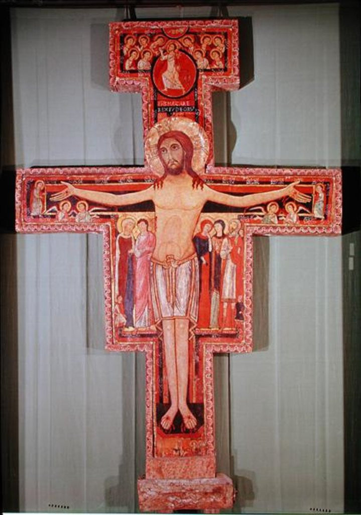 Detail of The Crucifix of St. Damian by Italian School