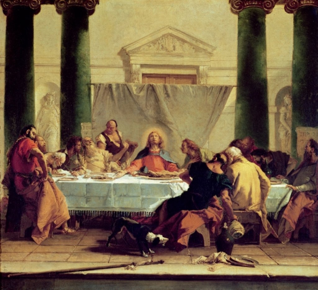 Detail of The Last Supper, 1745-50 by Giovanni Battista Tiepolo
