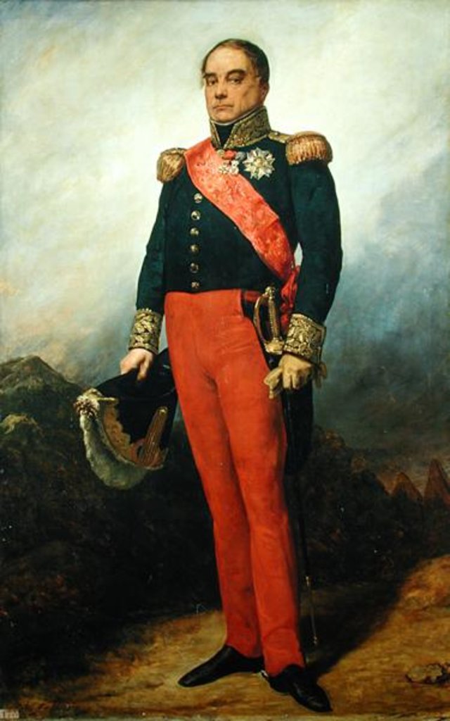 Detail of Georges Mouton Count of Lobau, 1835 by Charles-Philippe Lariviere